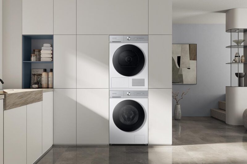 Bespoke AI Washer and Dryer Bisa Monitor Kadar Kotoran Cucian