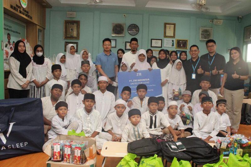 ZTE Indonesia United for Good Disambut Hangat Panti Asuhan Nurul Iman Mentas