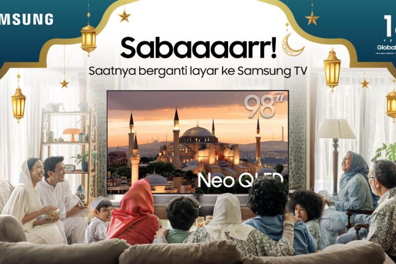 TV Samsung Layar 98 Inci Berikan Pengalaman Lebih Imersif dan Mendalam