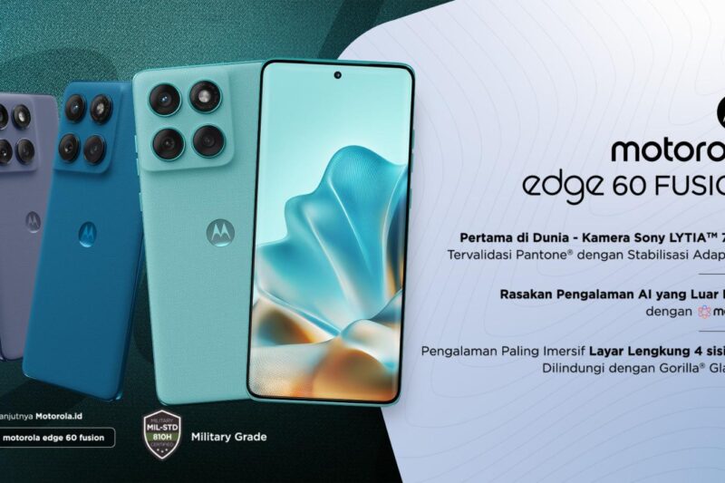 Motorola Edge 60 FUSION Rilis di Indonesia, Begini Keunggulannya